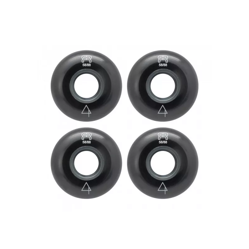 Ruedas Antony Pottier 58mm/88a Black
