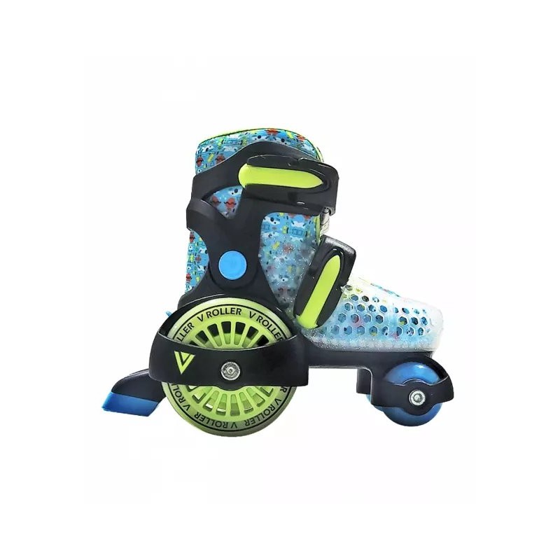 Kit de Patines Entrenadores V-Roller color Azul
