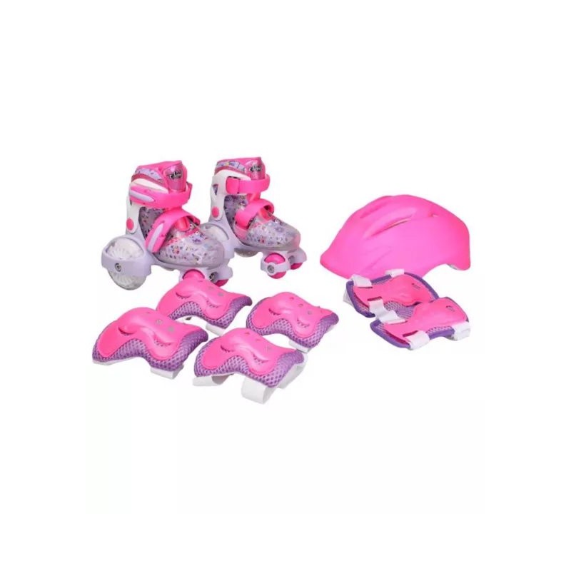 Patines de 4 ruedas Sweet Rocket Entrenador - Rosa