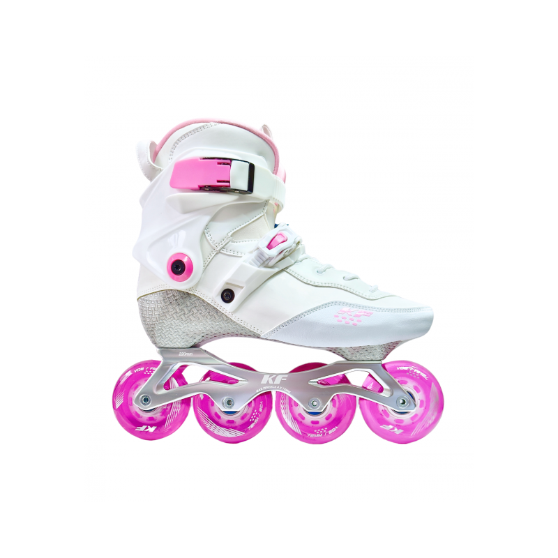 KF K60 - Blanco/Rosa Patines ajustables