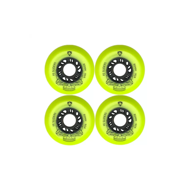 Ruedas Flying Eagle Sliders Verde 90A Set 4 Unidades