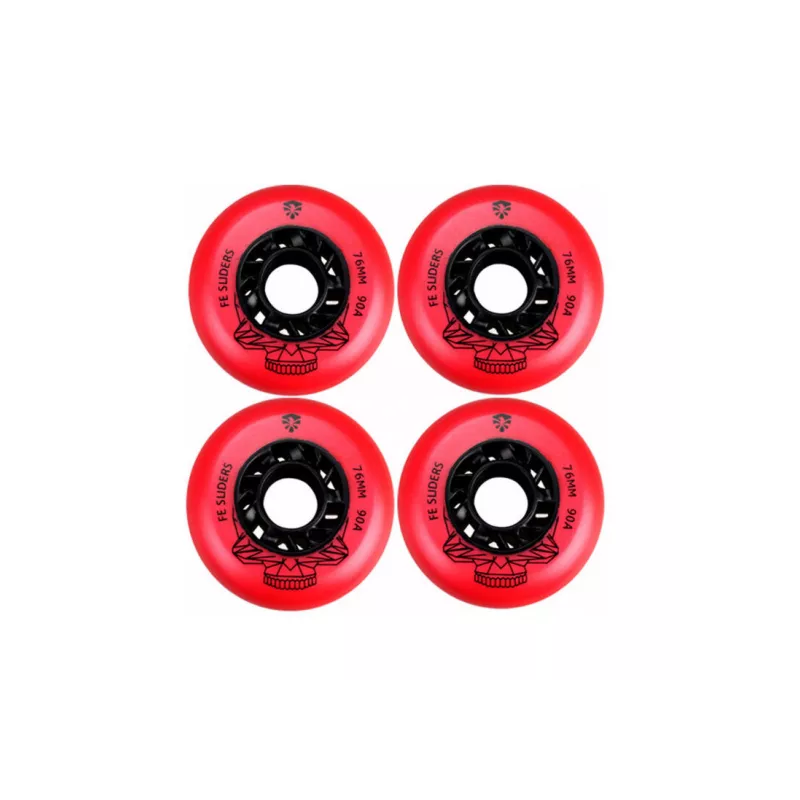 Ruedas Flying Eagle Sliders Rojo 90A Set 4 Unidades