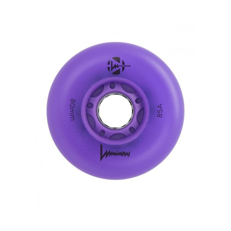 Ruedas LUMINOUS LED Purple - 80mm/85a