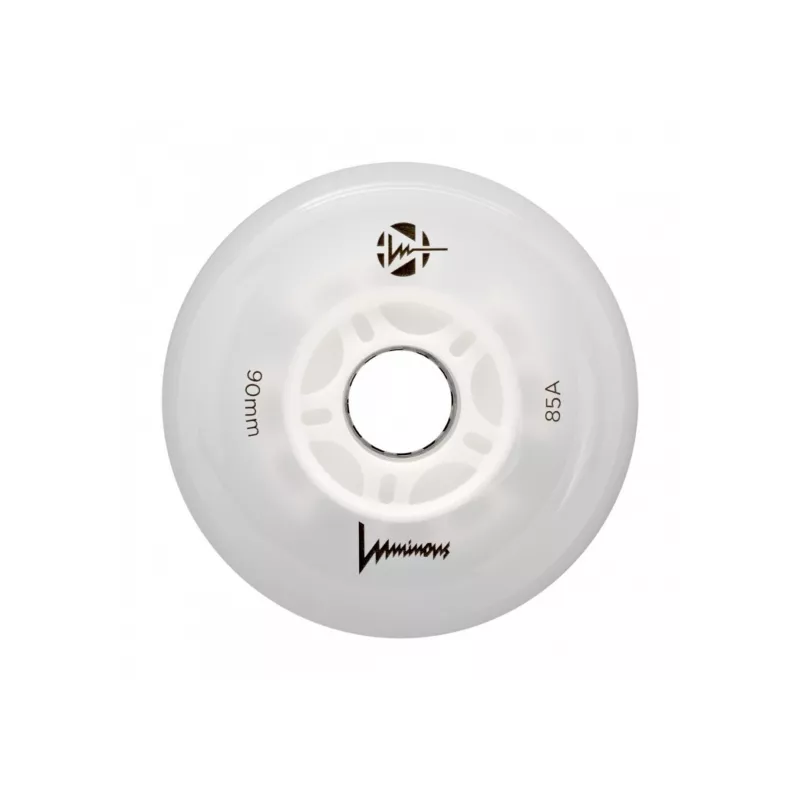 Ruedas LUMINOUS LED White - 90mm/85a