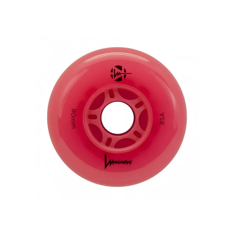 Ruedas LUMINOUS LED Red/Red - 90mm/85a