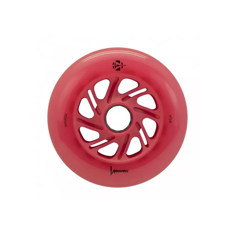 Ruedas LUMINOUS LED Red/Red - 110mm/85a