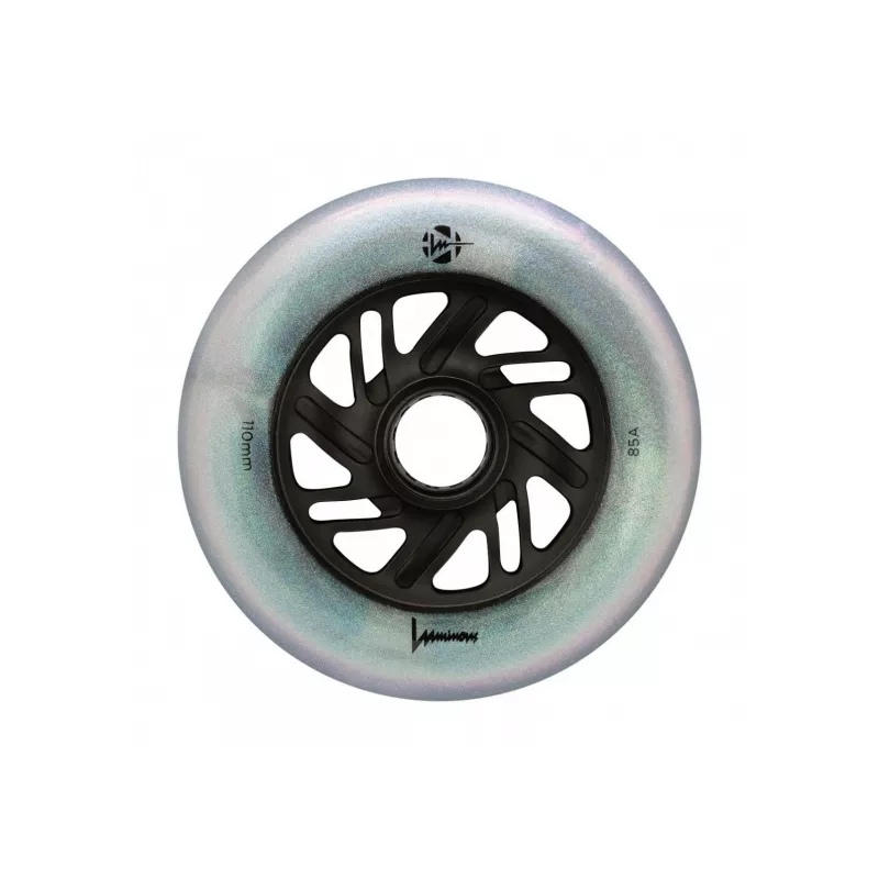 Ruedas LUMINOUS LED Black Pearl - 110mm/85a