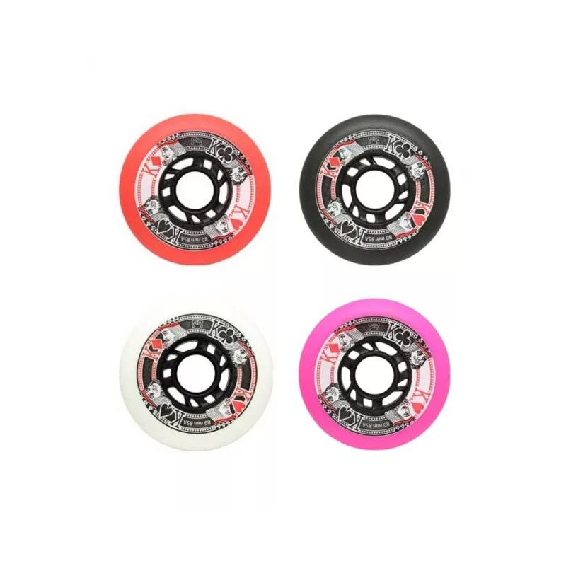 FR Ruedas Street Kings 80mm 85A - Set 4 de Ruedas