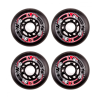 FR Ruedas Street Kings 76mm 85A Black- Set 4 de Ruedas