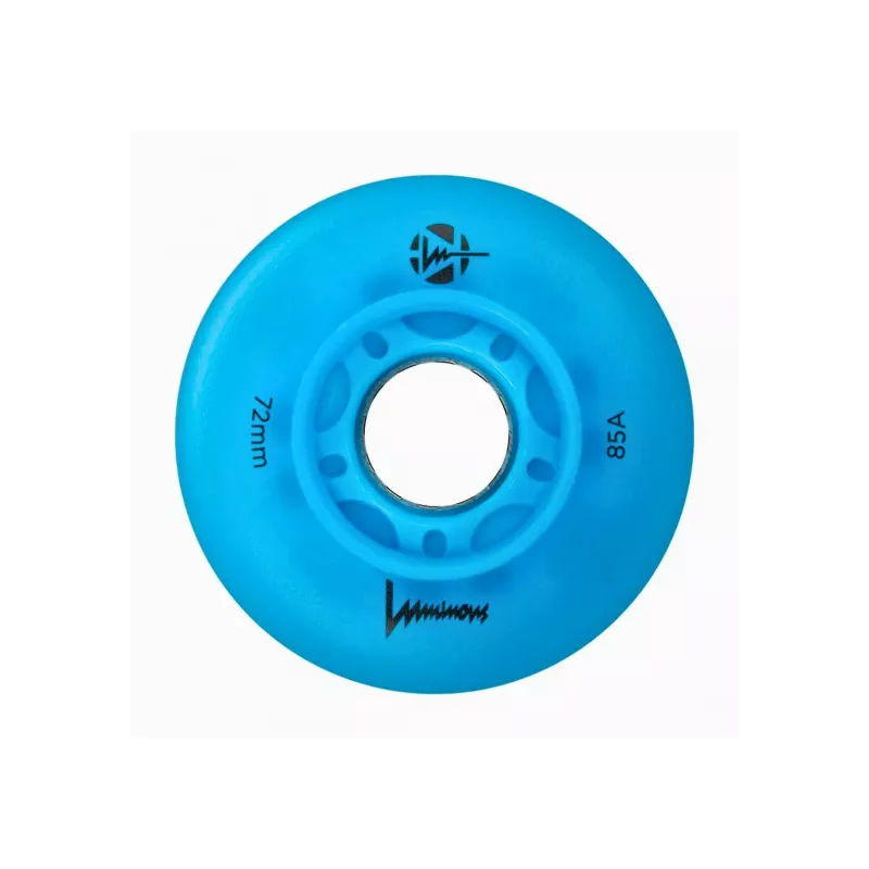 Ruedas LUMINOUS LED Blue Ocean Glow - 72mm/85a
