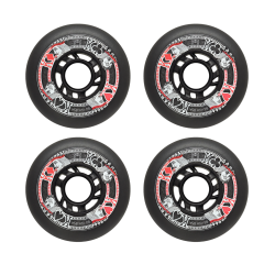 FR Ruedas Street Kings 84mm 85A Black - Set 4 de Ruedas