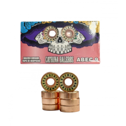 Baleros Catrina ABEC9 Teflón - Golden Rose