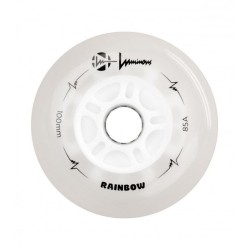 Ruedas LUMINOUS LED Rainbow White - 100mm/85a