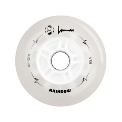 Ruedas LUMINOUS LED Rainbow White - 100mm/85a