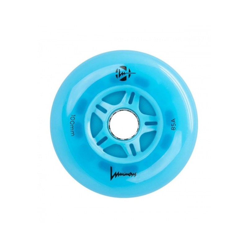 Ruedas LUMINOUS LED Blue Ocean Glow Blue - 100mm/85a