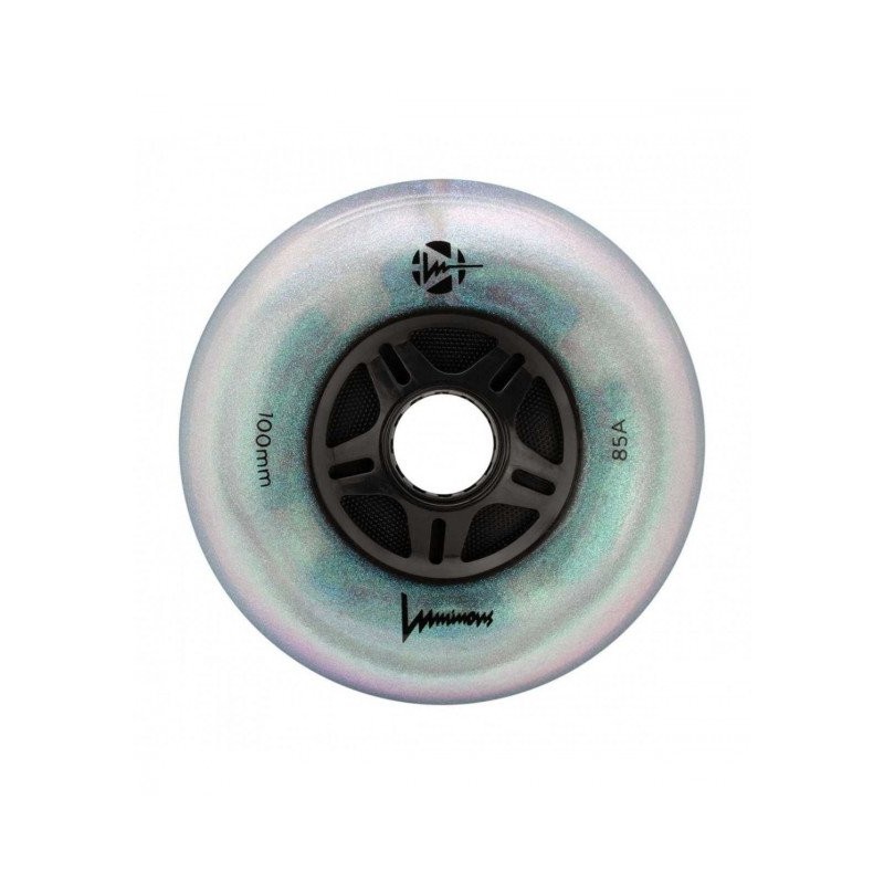 Ruedas LUMINOUS LED Black Pearl - 100mm/85a