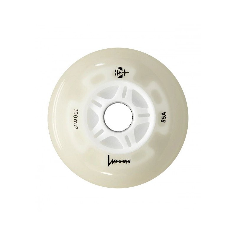 Ruedas LUMINOUS White Glow - 100mm/85a