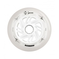 Ruedas LUMINOUS LED Rainbow White - 110mm/85a