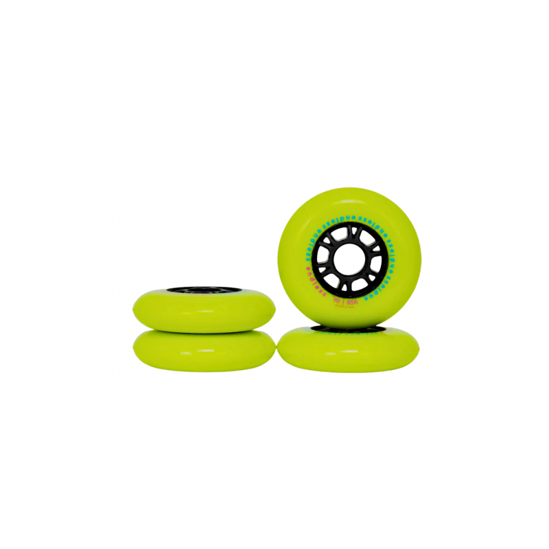Ruedas Endless 90mm Neon Yellow 4 Pack