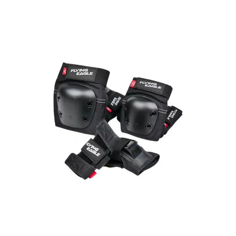 Kit de Protecciones Para Niños - Flying Eagle Valiant Negro