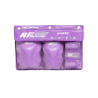 Kit de Protecciones Marca RollerFace Pro - Morado