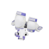 Flying Eagle COBET Blanco/Purpura Kit de Protecciones para patines