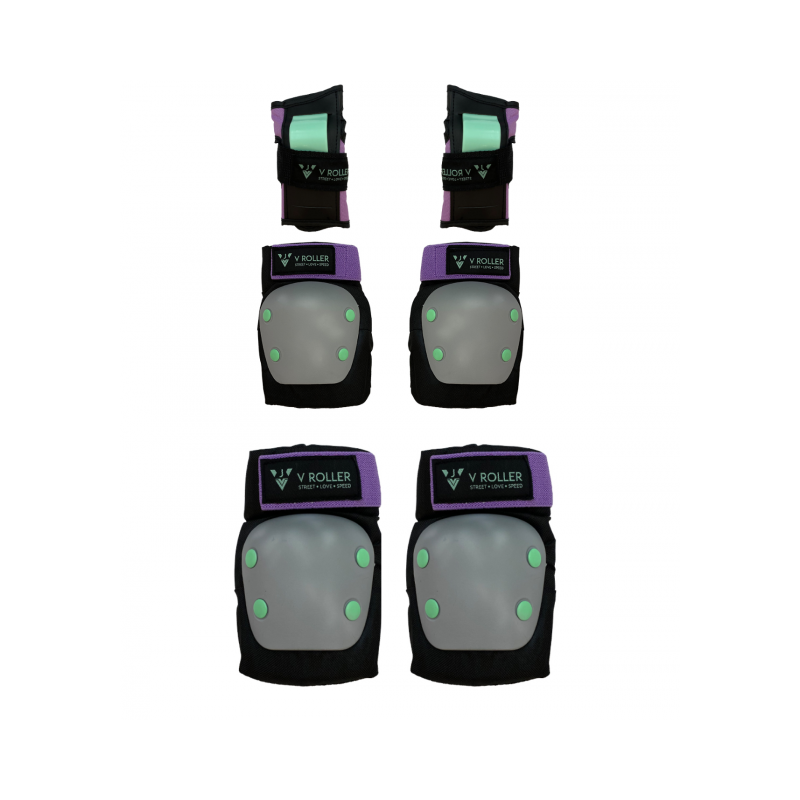Kit de Protecciones V-Roller Black-Grey