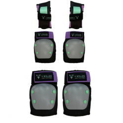 Kit de Protecciones V-Roller Black-Grey